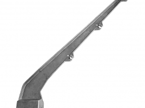 Bavolet hliníkový na stĺpik 60 × 40 mm,  jednostranný