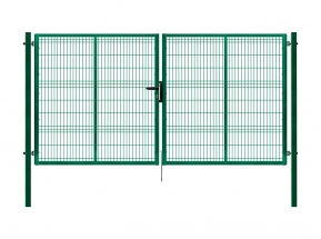 Dvojkrídlová brána PILOFOR® poplastovaná (Zn + PVC) - rozmer 4118 × 1745 mm