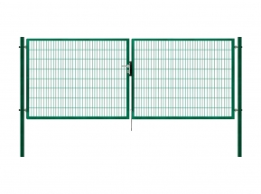 dvojkrídlová brána PILOFOR® SUPER poplastovaná (Zn + PVC) - rozmer 4090 × 1180 mm