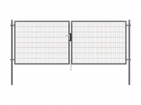 Dvojkrídlová brána PILOFOR® SUPER pozinkovaná (Zn + PVC) - rozmer 4090 × 1180 mm