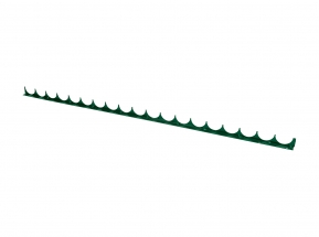 Pílka preti preliezaniu poplastovaná (Zn + PVC) - dĺžka 100 cm