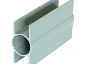 stabilizačný držiak PVC (plastový) - priebežný, priemer 38 mm