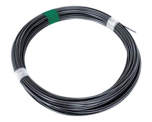 Napínacie drôt poplastovaný (Zn + PVC) - antracit, dĺžka 78 m