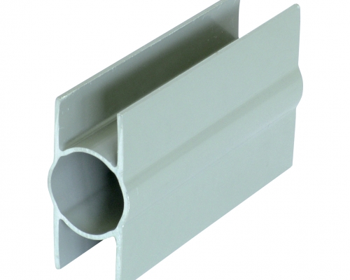 stabilizačný držiak PVC (plastový) - priebežný, priemer 38 mm