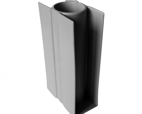 stabilizačný držiak PVC (plastový) - priebežný, priemer 48 mm