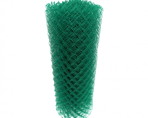Štvorhranné pletivo poplastované IDEAL Zn+PVC (bez napínacieho drôtu) - výška 100 cm, zelená, 15 m