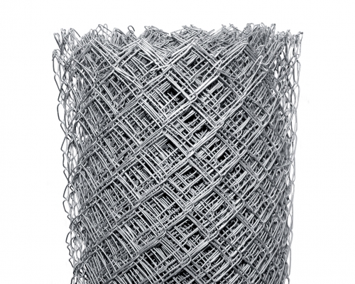 Štvorhranné pletivo pozinkované IDEAL Zn (guľatý zvitok nezapletený) - 60 × 60 mm, výška 100 cm, 15 m