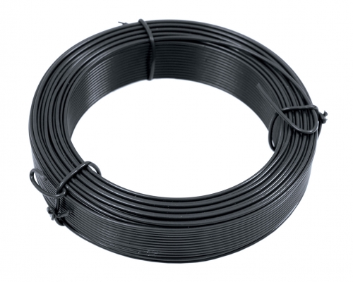Viazací drôt 1,4/2,0 mm poplastovaný (Zn + PVC), antracit - dĺžka 50m