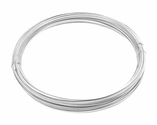 Viazací drôt 1,4/2,0 mm poplastovaný (Zn + PVC), biely - dĺžka 50m