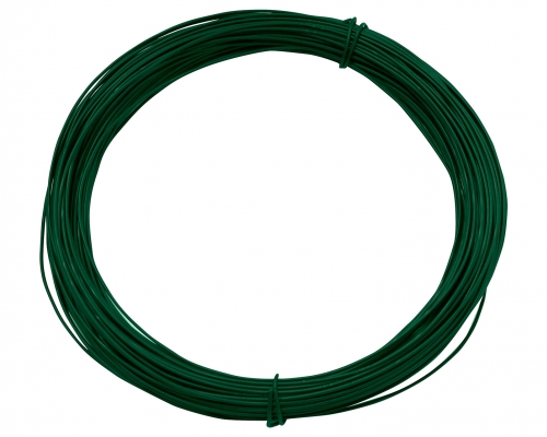 Viazací drôt 1,4/2,0 mm poplastovaný (Zn + PVC), zelený - dĺžka 50m