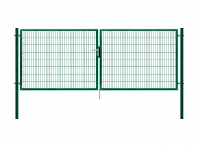 dvojkrídlová brána PILOFOR® SUPER poplastovaná (Zn + PVC) - rozmer 4090 × 1180 mm