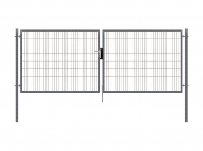Dvojkrídlová brána PILOFOR® SUPER pozinkovaná (Zn + PVC) - rozmer 4090 × 1180 mm