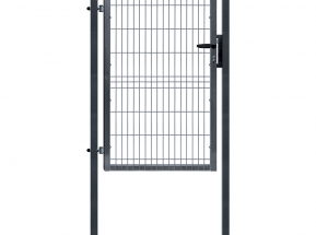 Jednokrídlová bránka PILOFOR® poplastovaná (Zn + PVC) - rozmer 1094 × 1045 mm, antracit