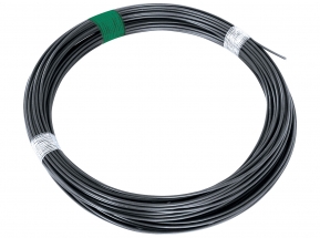 Napínacie drôt poplastovaný (Zn + PVC) - antracit, dĺžka 78 m