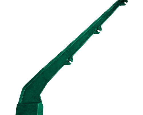 Bavolet hliníkový + PVC na stĺpik 60 × 40 mm,  jednostranný