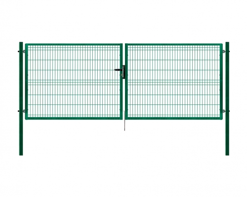 Dvojkrídlová brána PILOFOR® poplastovaná (Zn + PVC) - rozmer 4118 × 1045 mm