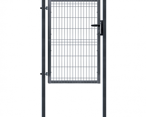 Jednokrídlová bránka PILOFOR® poplastovaná (Zn + PVC) - rozmer 1094 × 2045 mm, antracit