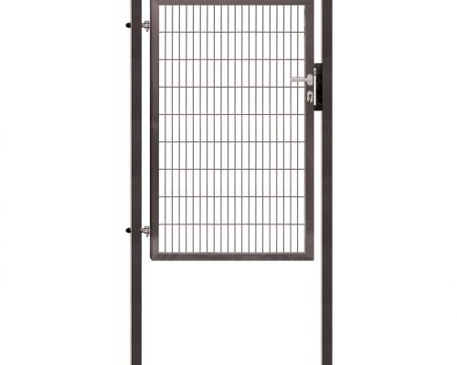 Jednokrídlová bránka PILOFOR® SUPER poplastovaná (Zn + PVC) - antracit, rozmer 1094 × 980 mm