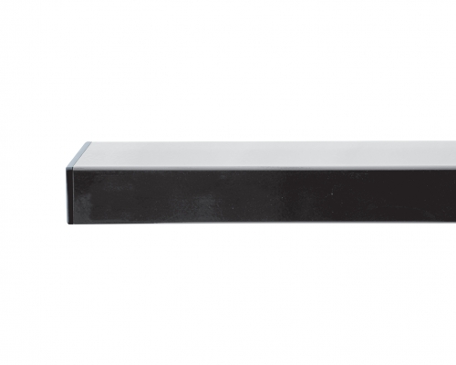 PILWOOD® - stĺpik/priečnik Zn+PVC 2000/60 × 40/1,5 RAL 7030 - šedá